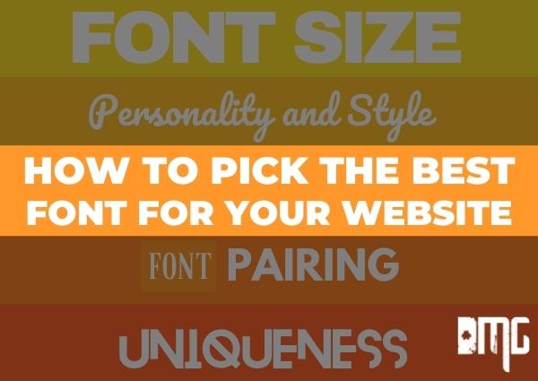 How to pick the best font for your website