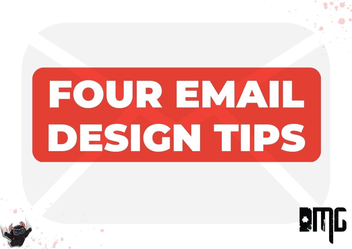 Four email design tips